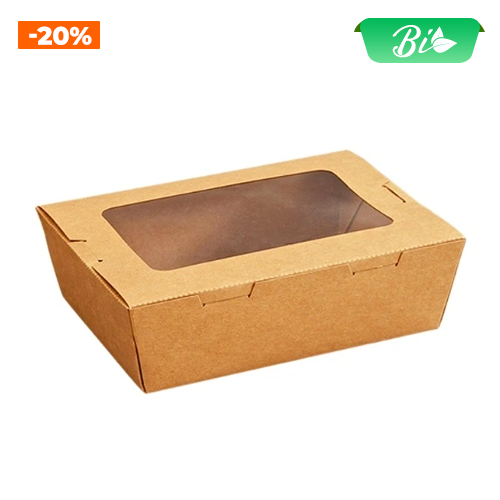 Hộp nắp kính KRAFT 500ml 150x110x39mm